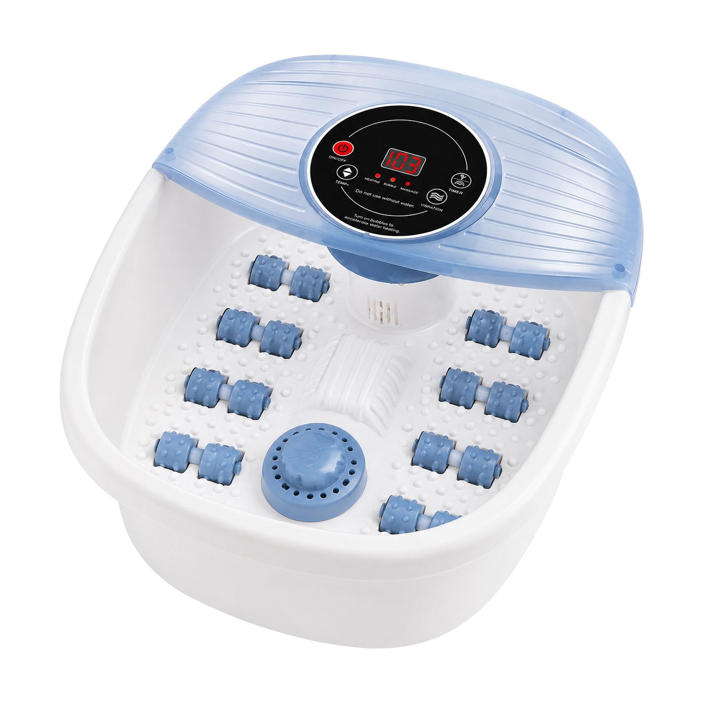 Масажер-ванночка для ніг Naipo XKAM-SPA18 біло-блакитний (MASSAGER FOOT SPA)